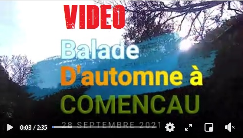 VIDEO : peitie ballade en début d'autome au calme de Comencau en forme d'interlude  ___ Bon visionnage à toutes et tous.