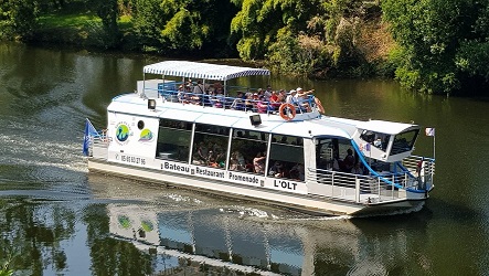 Sortie annuelle de l'Association le 7 septembre 2025 sur les thèmes du patrimoine et de la découverte de notre département ou région.  Cette année, nous vous donnons RV sur le Lot  du côté de Decazeville sur la Péniche d'Olt. (Promenade _ Repas _ diverses visites...)..., cliquez sur l'image pour + d'infos.
